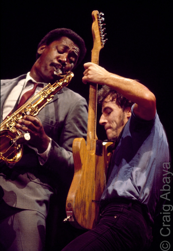 Bruce Springsteen & Clarence Clemons by Craig Abaya