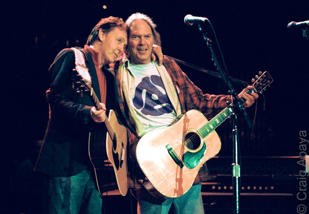 Paul McCartney and Neil Young by Craig Abaya